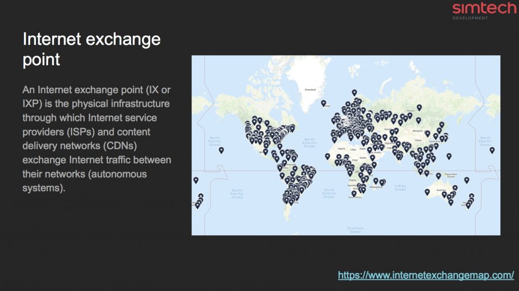 Internet exchange point