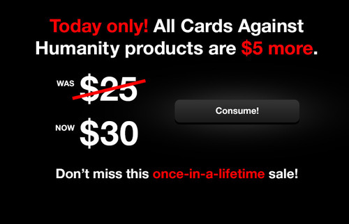 Cards Againts Humanity Black Friday