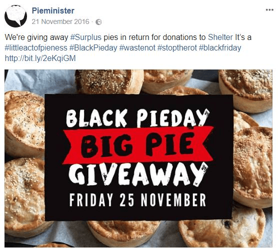 Pieminister Black Friday