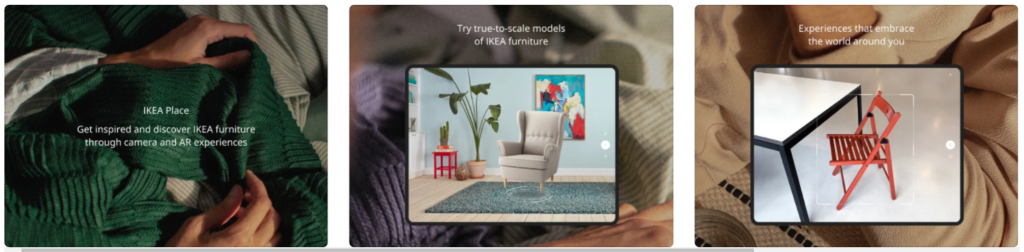 Place, IKEA AR-enhanced app 