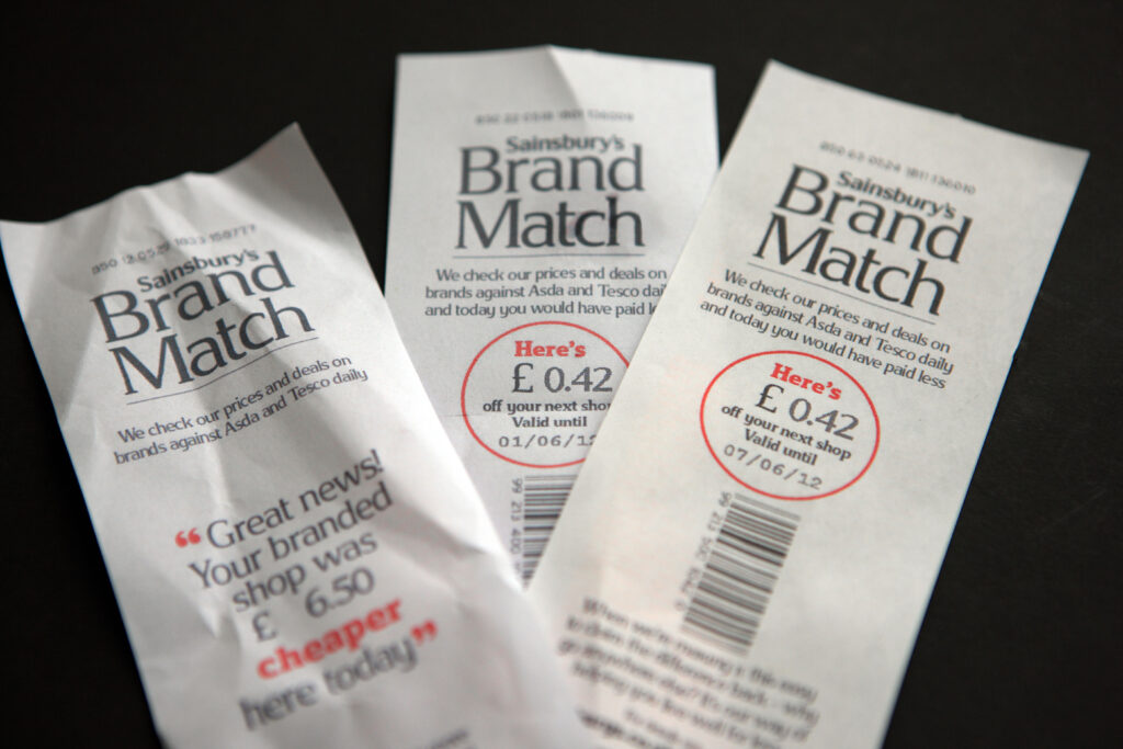 Sinsbury’s Price Match Guarantee Voucher