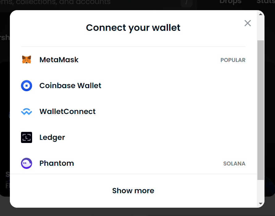 Connect your Crypto Wallet