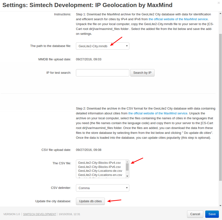 IP Geolocation by MaxMind