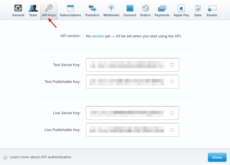 How to get Stripe API Key