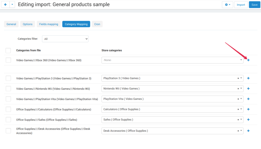 XML and CSV Import