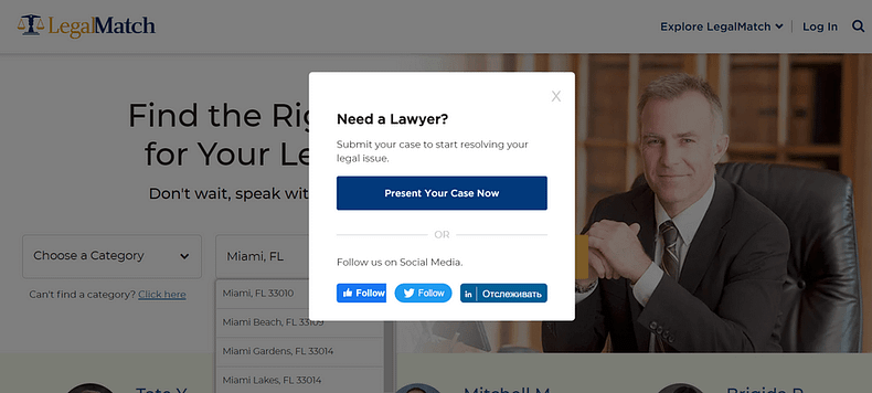 The LegalMatch Marketptlace