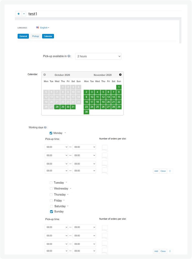 Calendar Customization